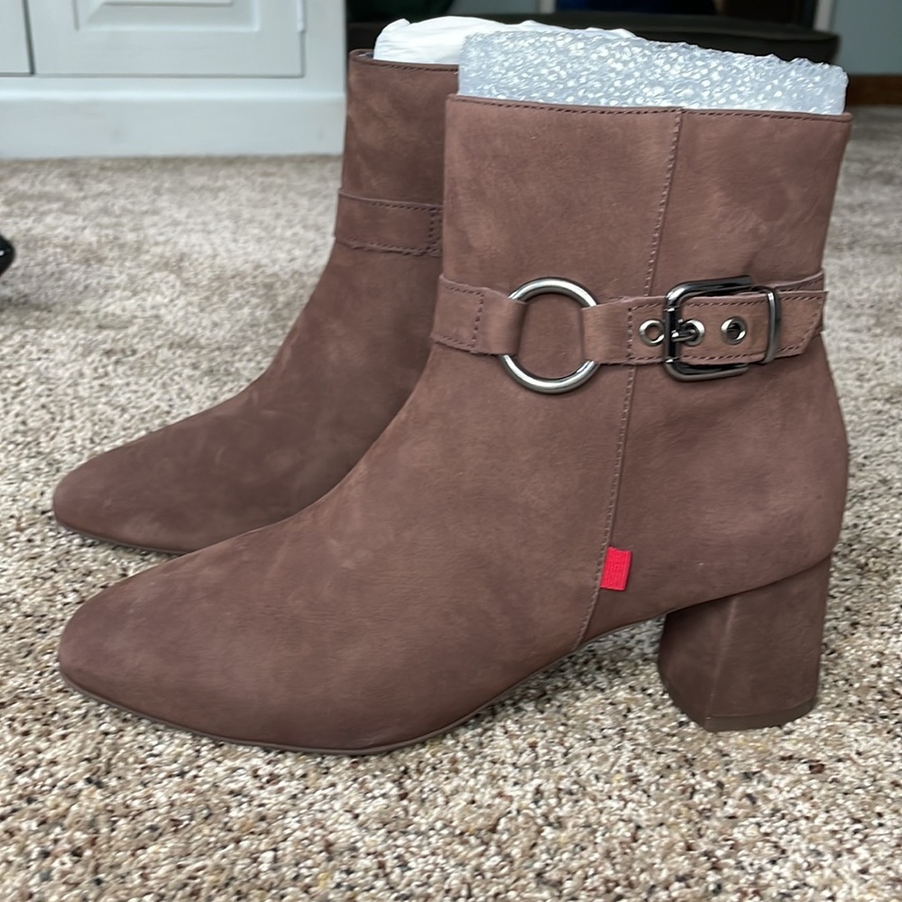 Marc Joseph Madison Brown Suede Leather Boot 8.5 NWOT